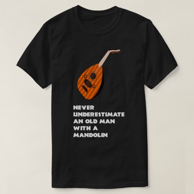 Camiseta Mandolin Lover Música Instrumental Musical Ama El  (Diseño del anverso)