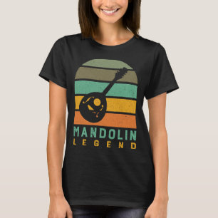 Camiseta Mandolin Lover Músico Mandolin Legend Funny Sayi