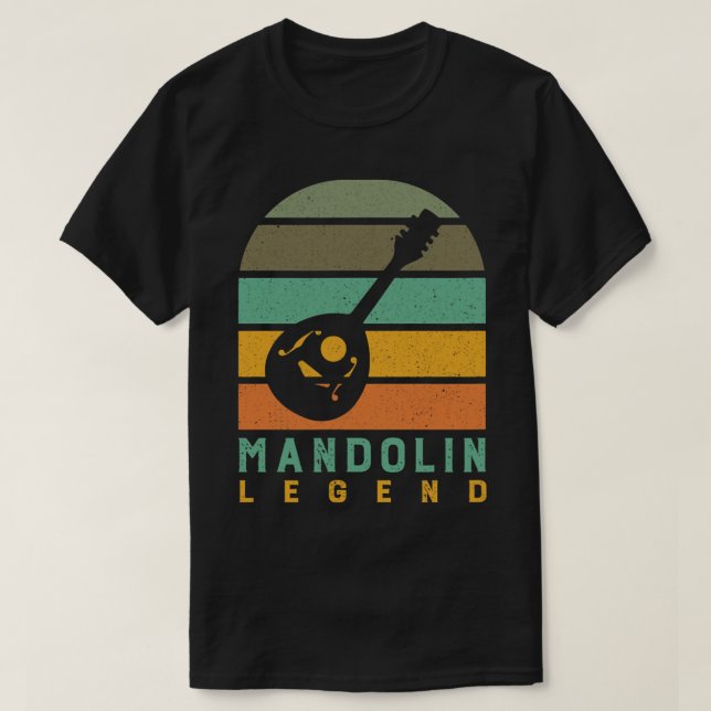 Camiseta Mandolin Lover Músico Mandolin Legend Funny Sayi (Diseño del anverso)