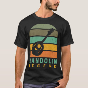 Camiseta Mandolin Lover Músico Mandolin Legend Funny Sayi