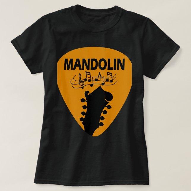 Camiseta Mandolin Lover Picker (Diseño del anverso)