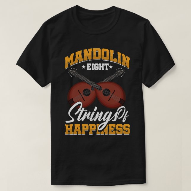 Camiseta Mandolin Lover Player String Instruments Bluegrass (Diseño del anverso)