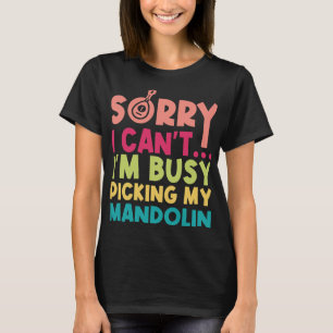 Camiseta Mandolin Lover Recogiendo mi Mandol