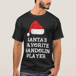 Camiseta Mandolin Lover Santas Favoritos Mandolin Player Ch