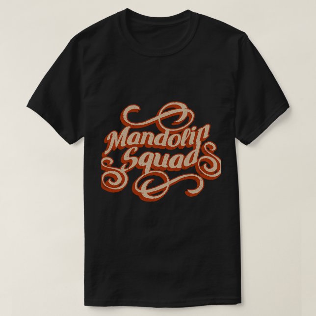 Camiseta Mandolin Lover Squad Funny Music Notes (Diseño del anverso)