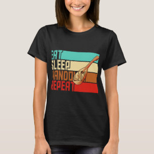 Camiseta Mandolin Lover Vintage Eat Sleep Repetir Mandolin