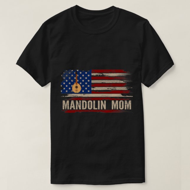 Camiseta Mandolin Lover Vintage Mandolin (Diseño del anverso)