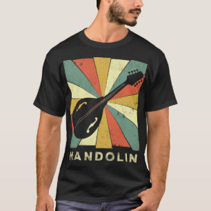 Camiseta Mandolin Lover Vintage Mandolin Player Music Retro
