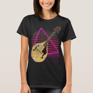 Camiseta Mandolin Lover Vintage Mandolin Vaporwave 80 Aest