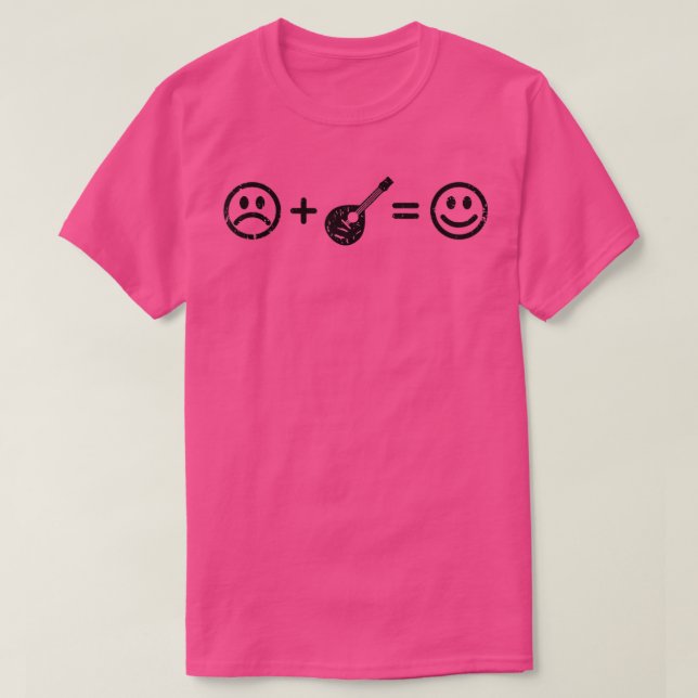 Camiseta Mandolin Music Makes Happy Gift Mandolin Player Lo (Diseño del anverso)