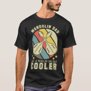 Camiseta Mandolin Padre Retro Instrumento Musical Pull Stri