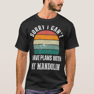 Camiseta Mandolin Plans Tee: Pluck Humor & Estilo Musical!