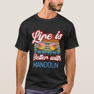 Camiseta Mandolin Retro Sunset con Mandolin