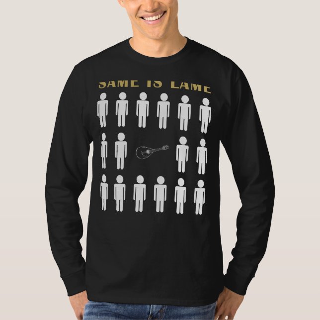 Camiseta Mandolin Same es Lame Tee Shirt - Agarra algo de M (Anverso)