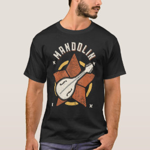 Camiseta Mandolin Vintage Retro Classic Music