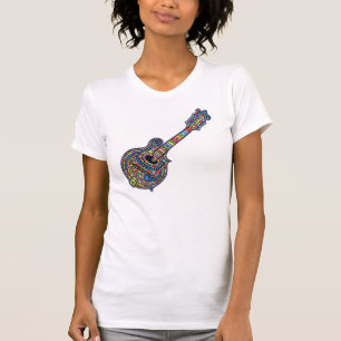 Camiseta Mandolina del mosaico