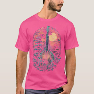 Camiseta Mandolina Guitarra Naturaleza Música Bluegrass Ban