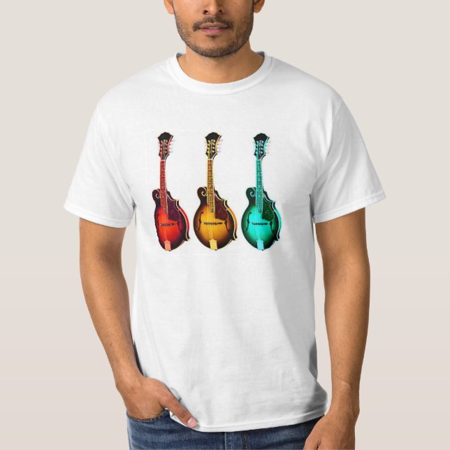 CAMISETA ¡MANDOLINAS COLORIDAS BRILLANTES! (Anverso)
