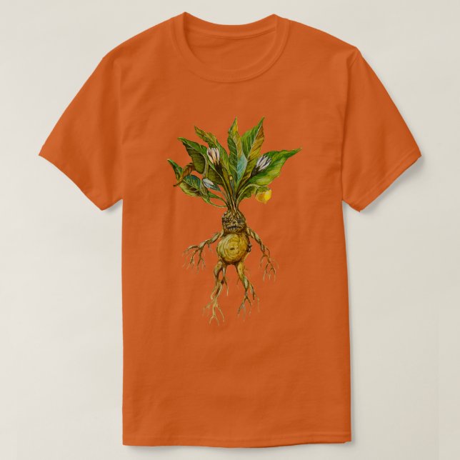 Camiseta Mandrake Alchemy Herb (Diseño del anverso)