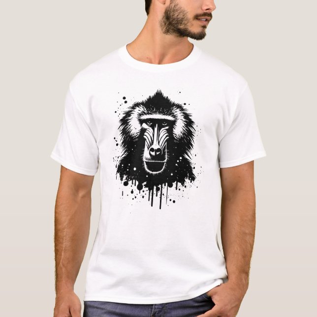 Camiseta mandril (Anverso)