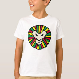 Camiseta Mane de color Rastafari de león