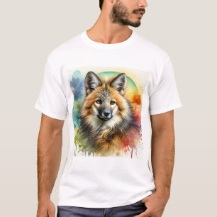 Camiseta Maned Wolf 210624AREF112 - Watercolor