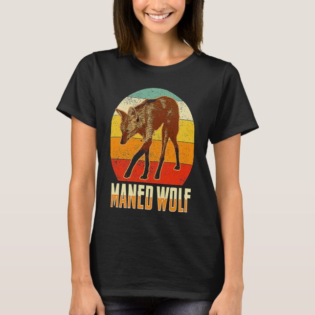 Camiseta Maned Wolf South America Animal 2 (Anverso)