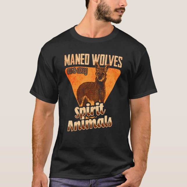 Camiseta Maned Wolf Spirit Animal de Sudamérica (Anverso)