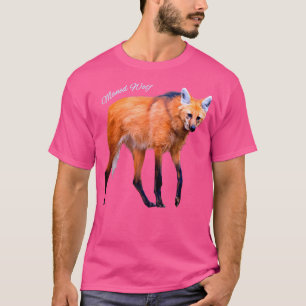 Camiseta Maned Wolf Sudamericano Wild Dog Lovers
