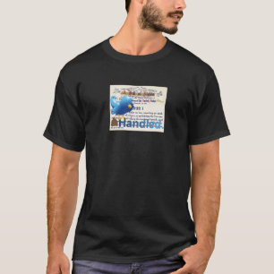 Camiseta Manejado. Pájaro azul. Declaración de Derechos Art