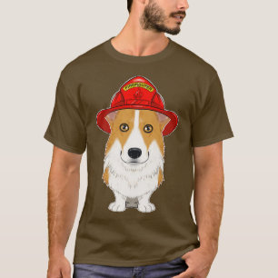 Camiseta Manejador de canina I perro bombero I galés bomber