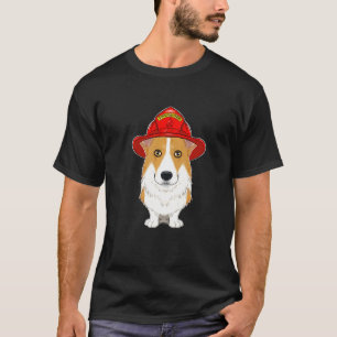 Camiseta Manejador de canina I perro bombero I galés bomber