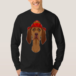 Camiseta Manejador de canina I perro bombero I Vizsla