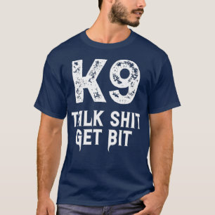 Camiseta Manejador de perro de la policía Malinois, Pastor