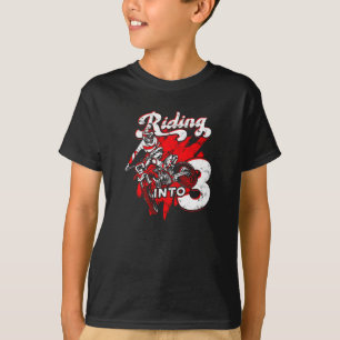Camiseta Manejando en 3 - motocicletas de cross