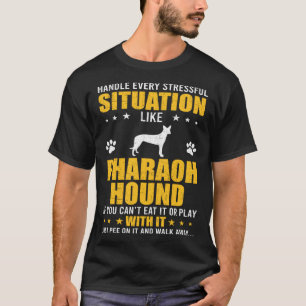 Camiseta Manejar la situación estresante Perro del perro de
