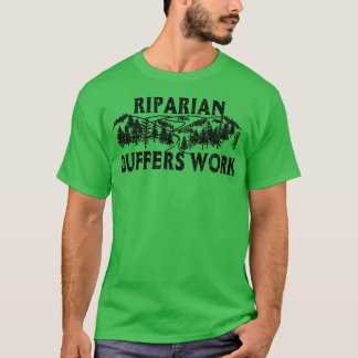 Camiseta Manejo de tierras fluviales fluviales por río de b