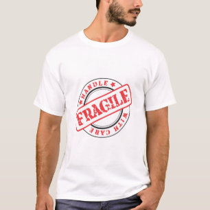 Camiseta Manejo FRAGILE Muy Divertido Con Cuidado