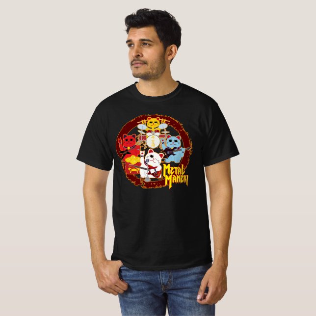 Camiseta Maneki metalizado (Anverso completo)