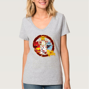 Camiseta Maneki metalizado