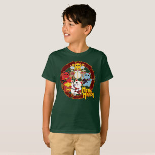 Camiseta Maneki metalizado