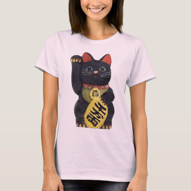 Camiseta Maneki negro (Anverso)
