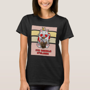 Camiseta Maneki Neko agitando Japón Feng Shui Bebe de burbu