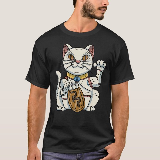 Camiseta Maneki Neko Cat (Anverso)