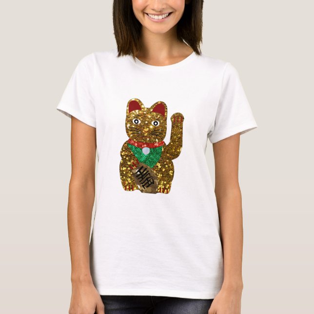 Camiseta maneki neko cat (Anverso)
