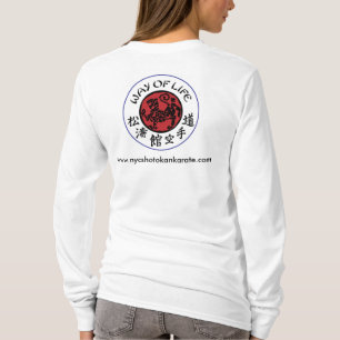 Camiseta Manera de sudadera con capucha de las señoras de
