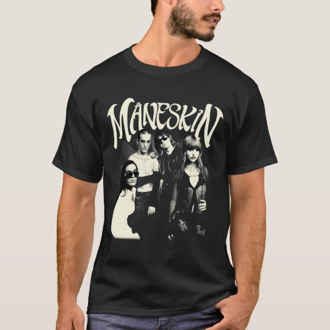 Camiseta Maneskin Band Retro (Anverso)