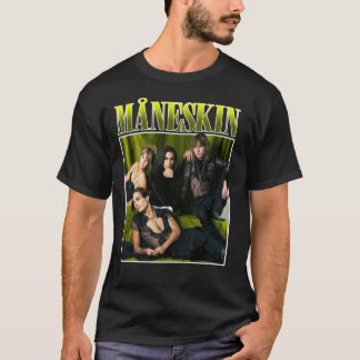 Camiseta MANESKIN Måneskin Ganador de Eurovisión Rock Band 