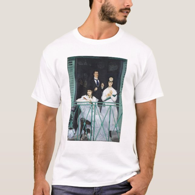 Camiseta Manet el | el balcón, 1868-9 (Anverso)