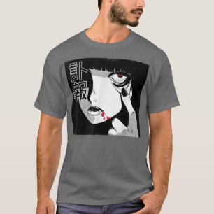 Camiseta Manga - Alt Estético - Vampiro emocional japonés